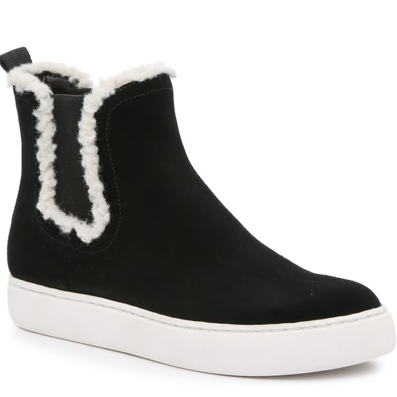 Lucky Brand Kichai Cozy Chelsea Boot - Black - Picture 1 of 9